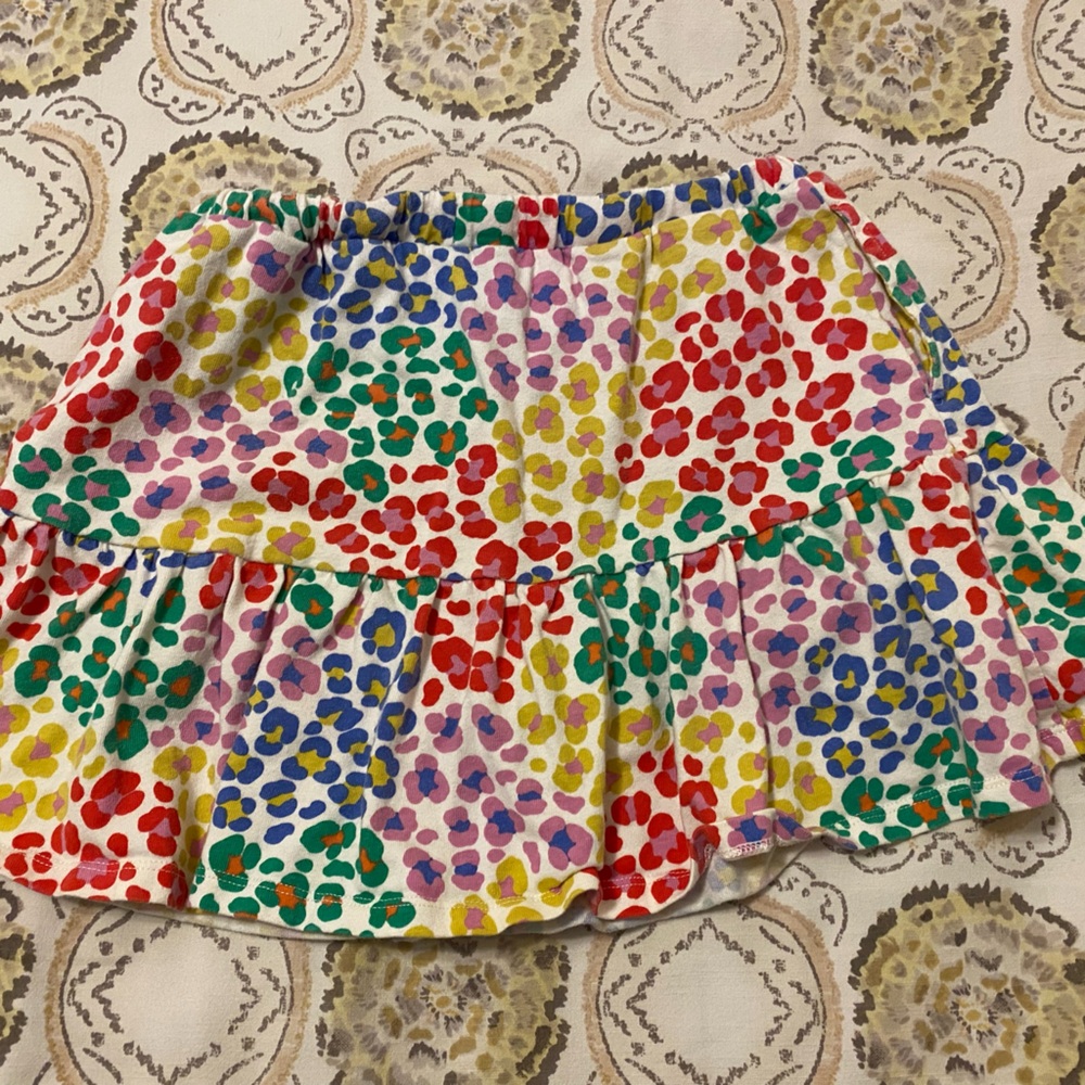 Mini Boden Multicolored Leopard Skort - Picture 6 of 7